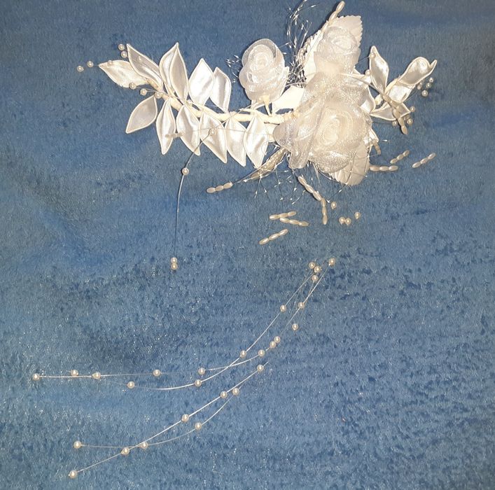 Stroik do włosów ozdoba wesele, komunia, uroczystość