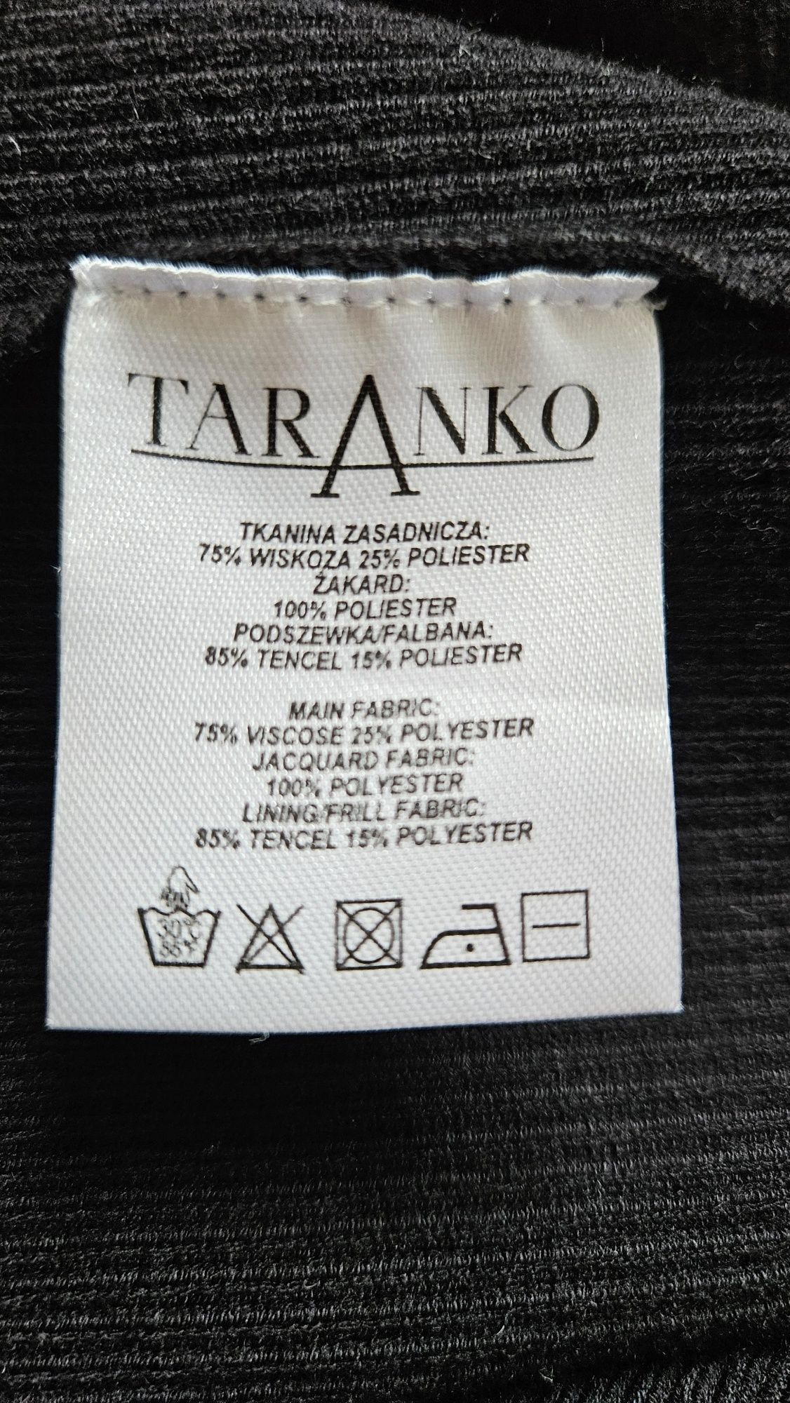 Sukienka dzianina  bufki  TARANKO 36