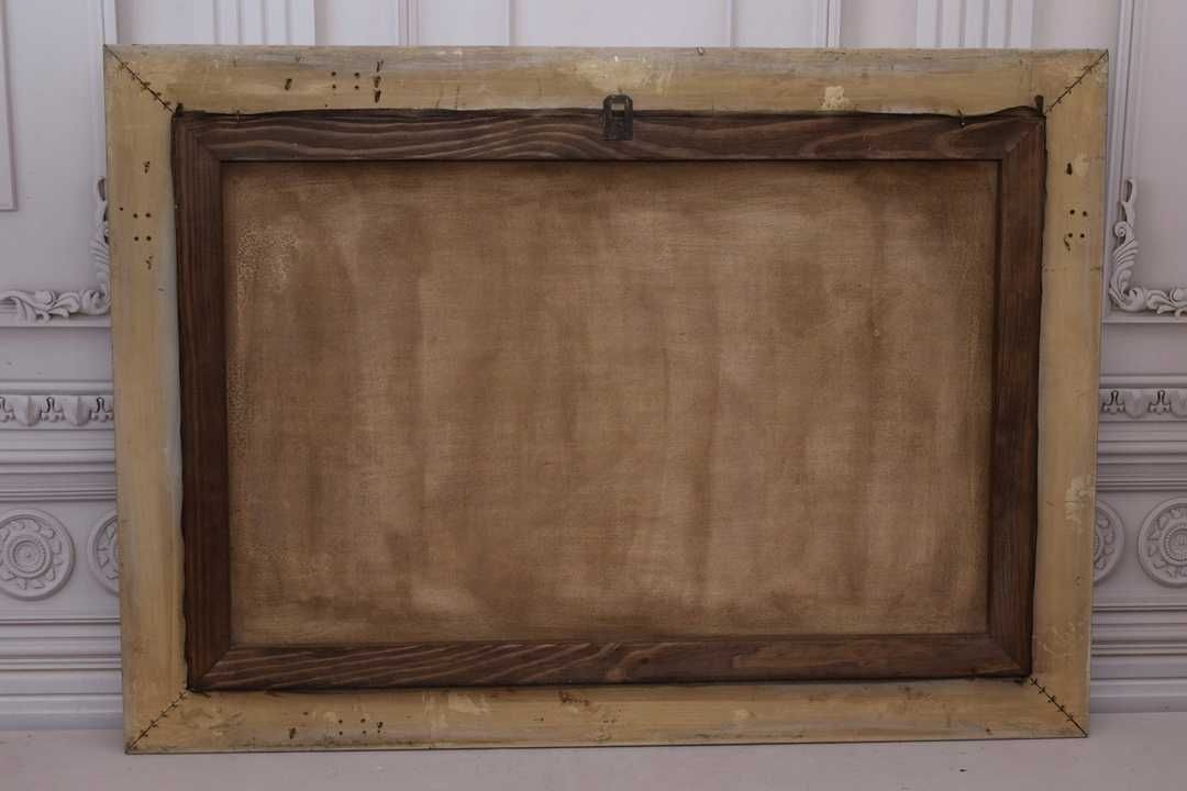 T De Łempicka - Kobieta i Mężczyzna - Stary Obraz Olejny ART DECO