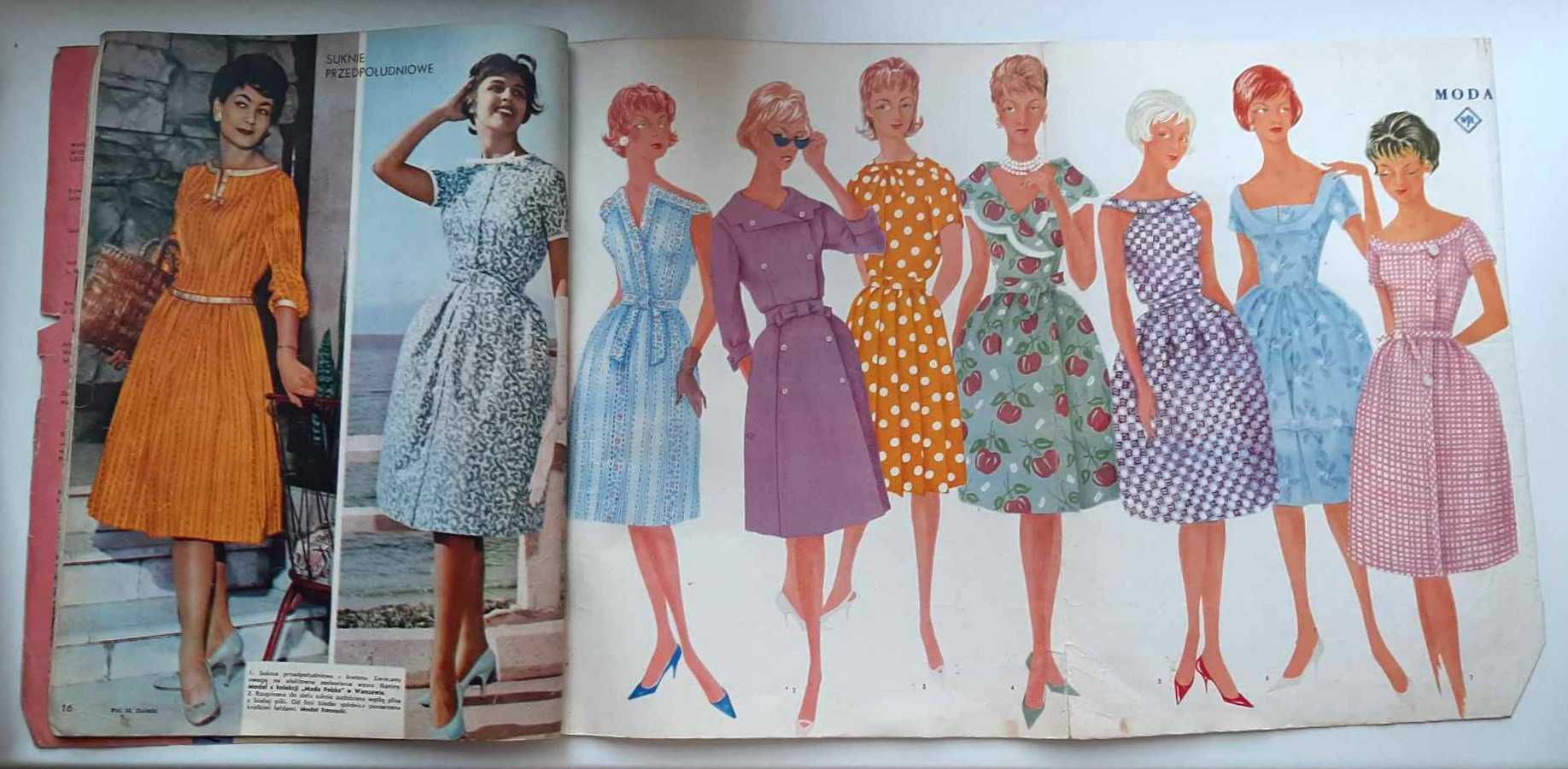 MODA PRL-U
Moda- czaspismo w formacie A-4 LATO'60 i LATO '61