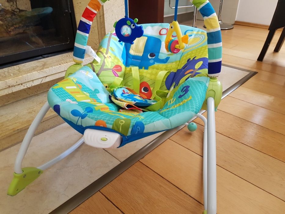 Bujaczek leżaczek wibrujące krzesełeczko dla maluszka Mothercare