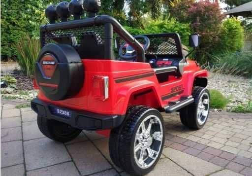 Samochód na akumulator DUŻY JEEP DLA DZIECKA 4x4 AUTO!