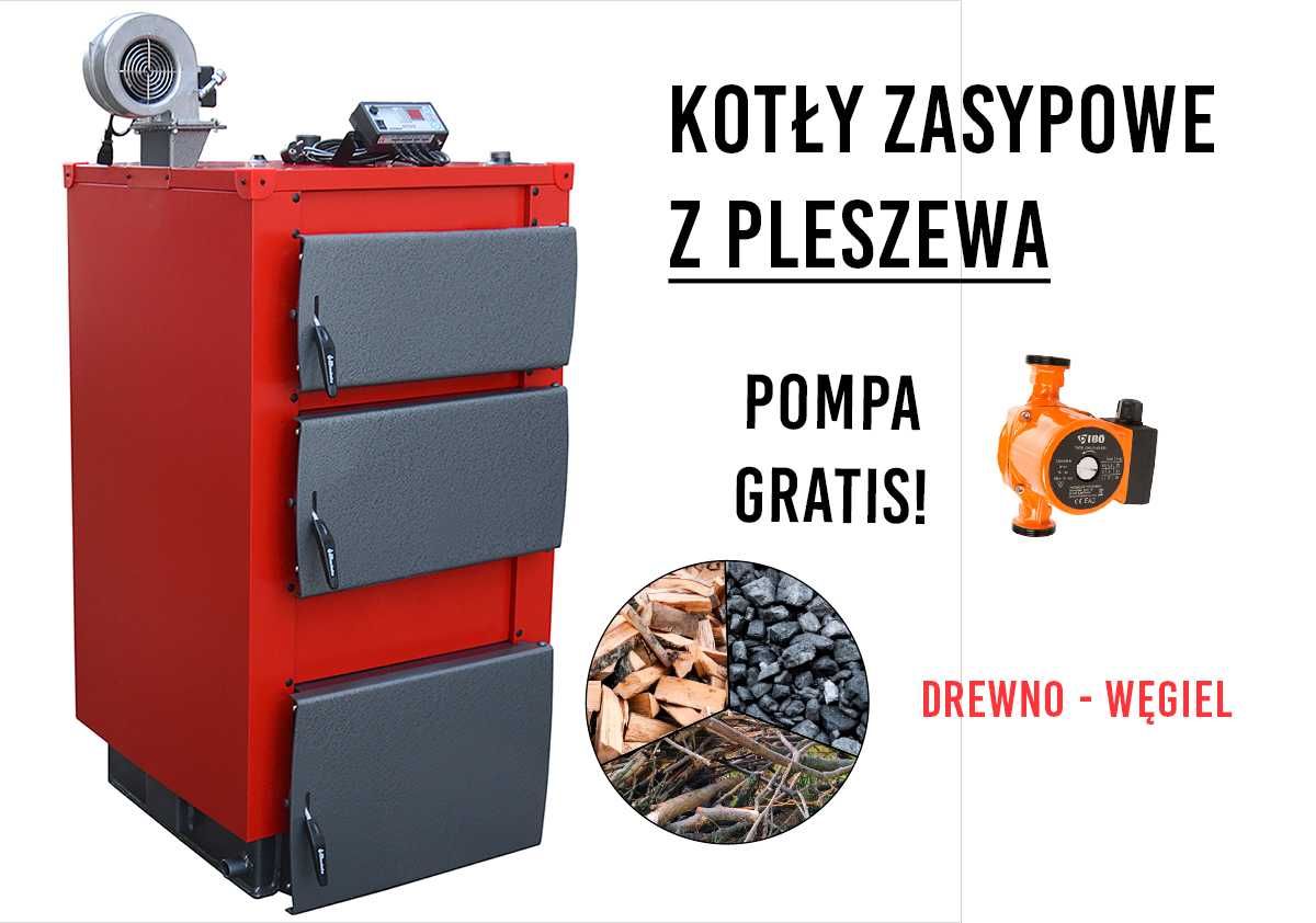 Kocioł PIEC 12kW na węgiel + drewno TRANSPORT GRATIS