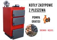 Kocioł PIEC 12kW na węgiel + drewno TRANSPORT GRATIS