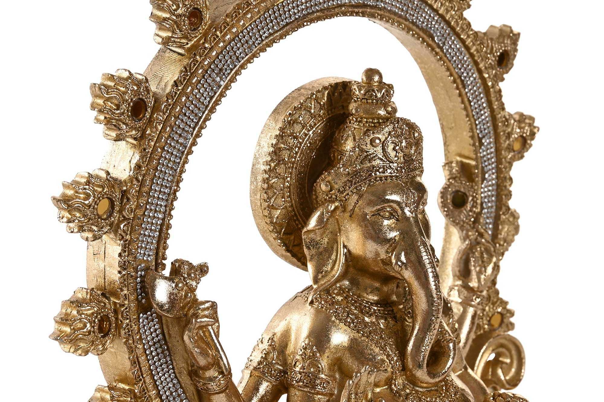 Estatueta Ganesha Dourada - 25x15x30cm By Arcoazul