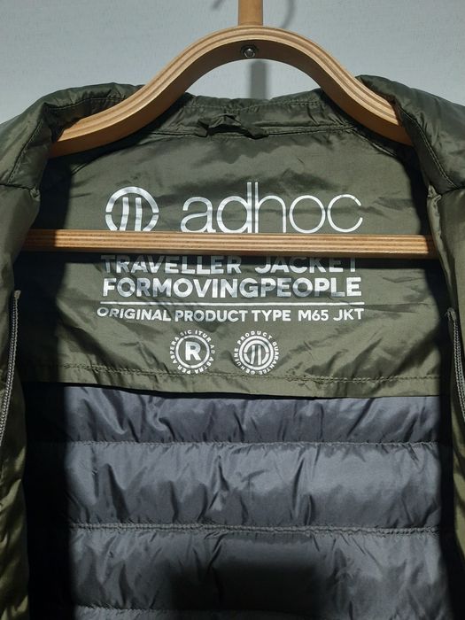 Пухова куртка - піджак Adhoc made in Italy , XL мікропуховик