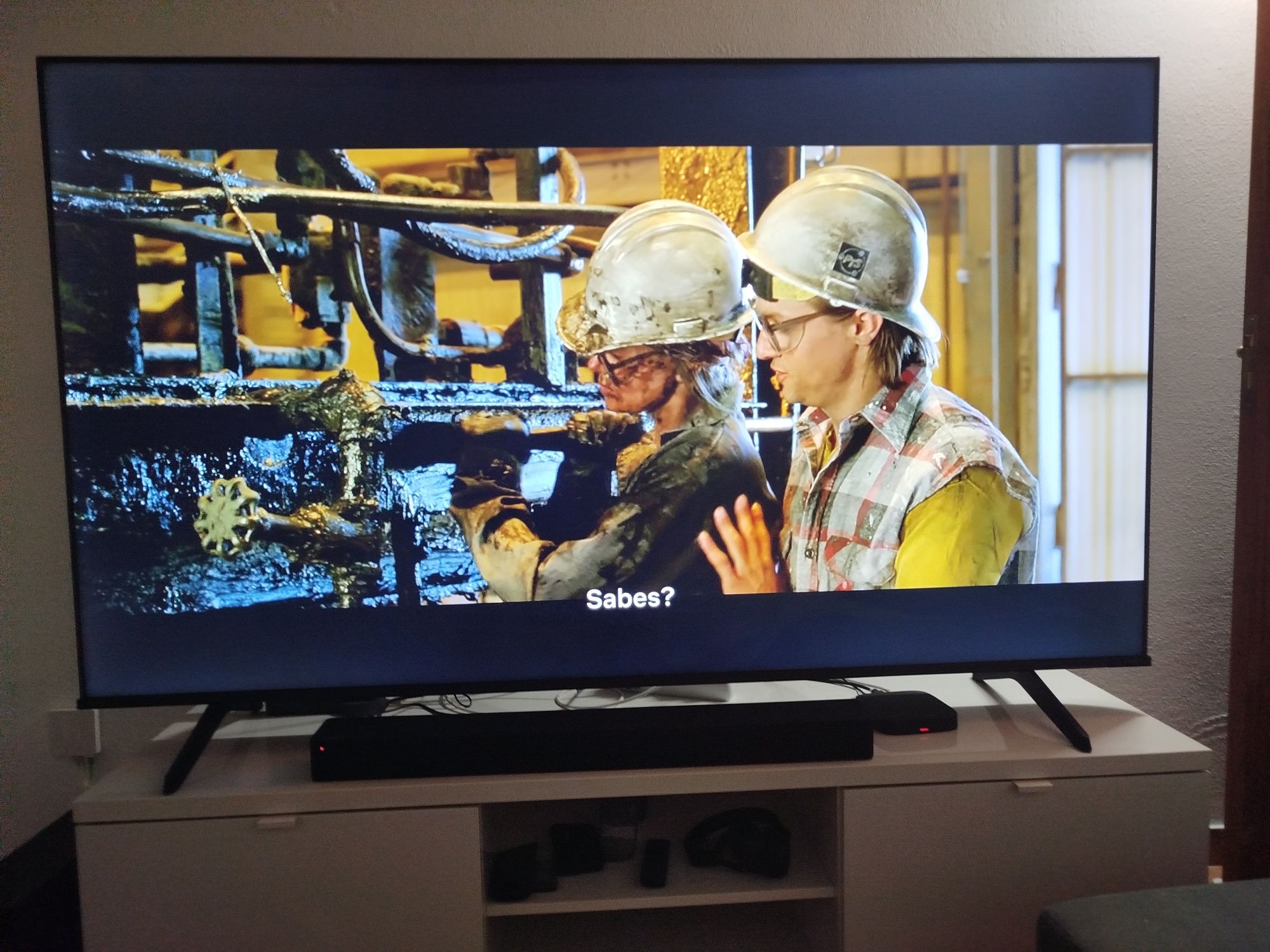 TV hissense e sistema de som
