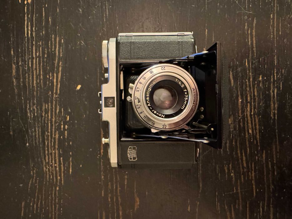 Zeiss ikon Nettar Novar Anastigmat 75mm f4.5 517/16 pokrowiec 6x6