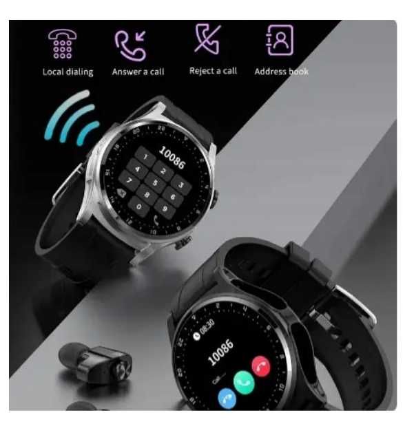 Smartwatch GT66 z bezprzewodowymi słuchawkami Połączenie ttst1310