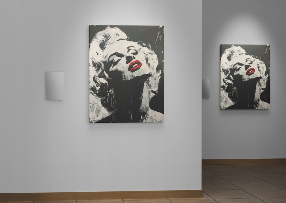 Obraz na płótnie Marilyn Monroe 45x60 cm - Pop-artowa ikona kultury