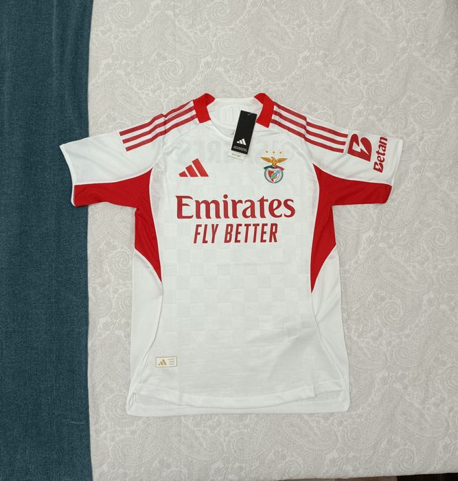 Camisola Alternativa Branca SL Benfica 25/26