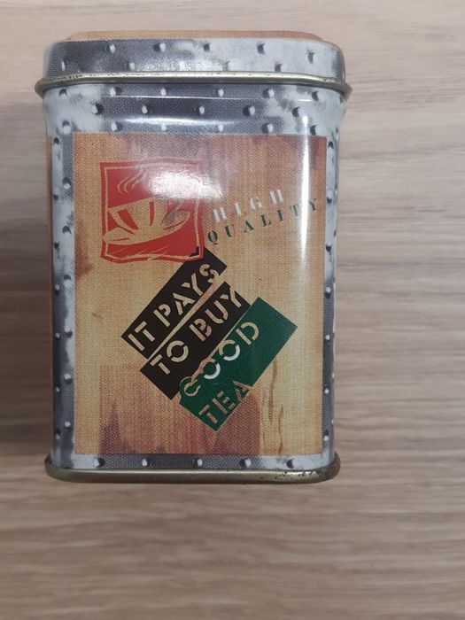 puszki pojemniki mini na herbatę