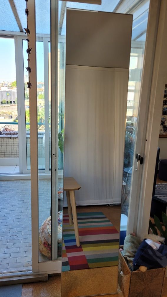 Porta ÅHEIM roupeiro PAX IKEA, vidro espelhado