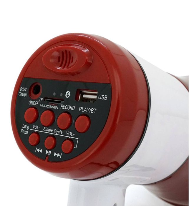 Громкоговоритель, рупор, мегафон с USB, Bluetooth