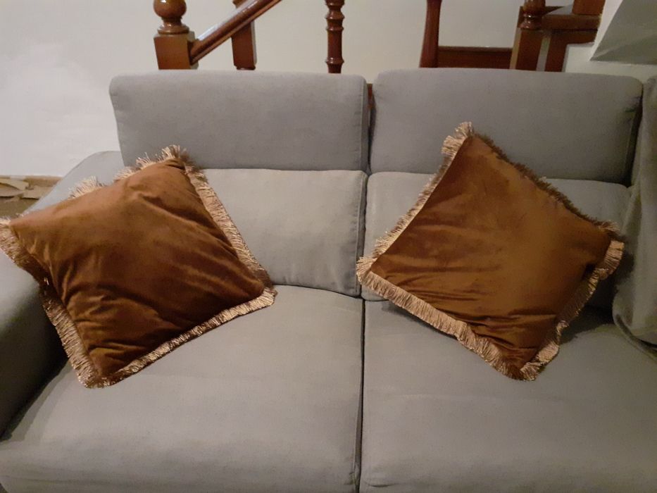 Capas almofada decurativas em veludo.