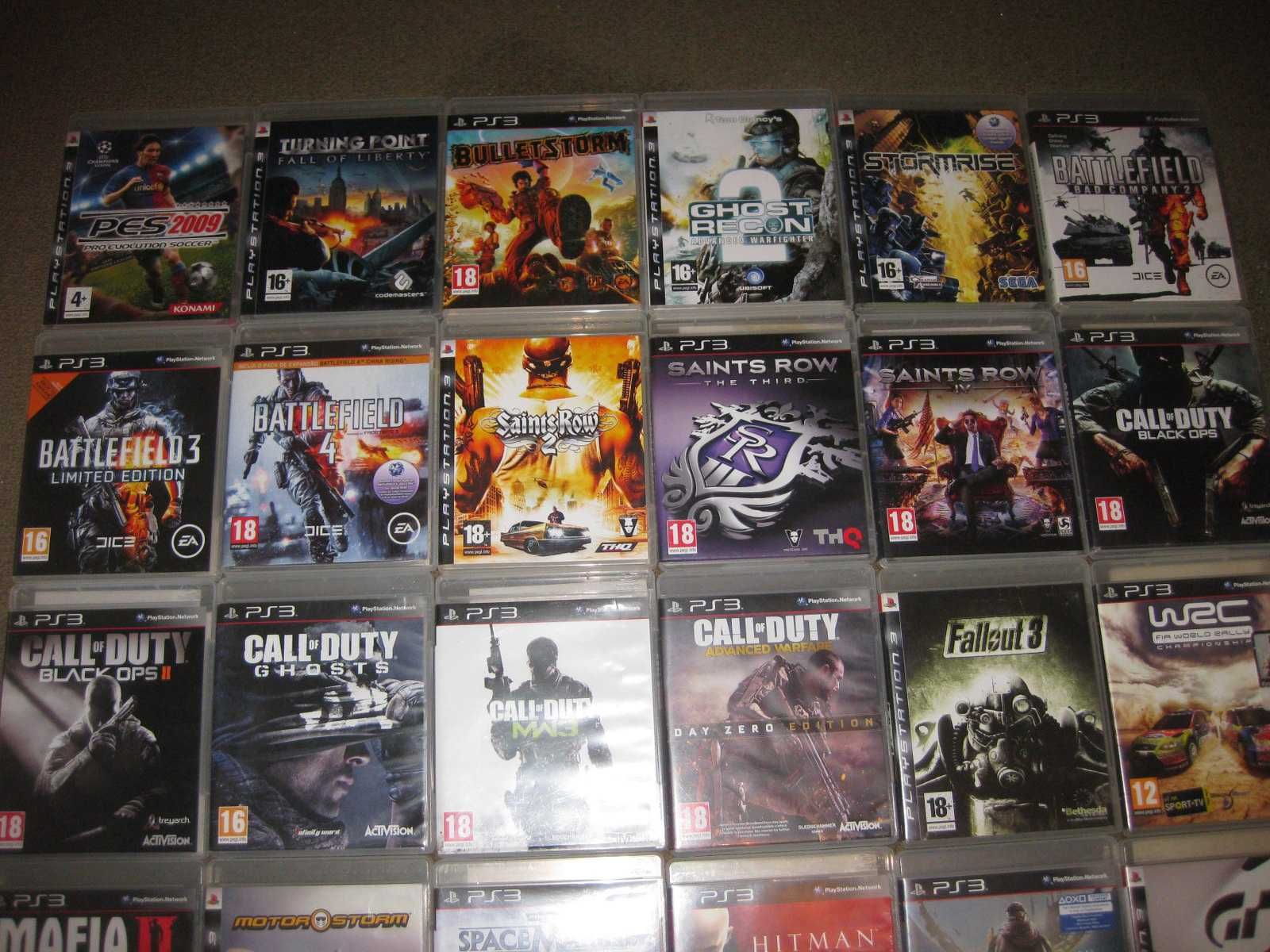 24 Jogos PS3 Completos em Estado Impecável!