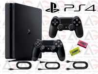 Konsola Sony Playstation 4 Slim 500 GB + 2 Pady Gwarancja - Komplet