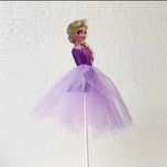 Topper piker na tort urodzinowy Frozen - Elsa