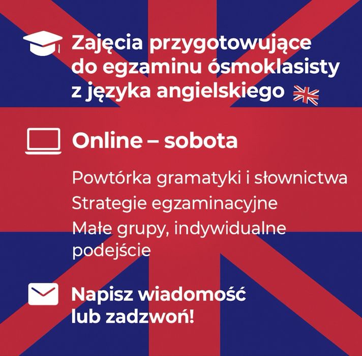 Angielski zajecia przygotowujace do egzaminu ośmioklasisty