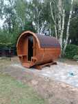 Sauna ogrodowa 250cm z piecem Harvia m3