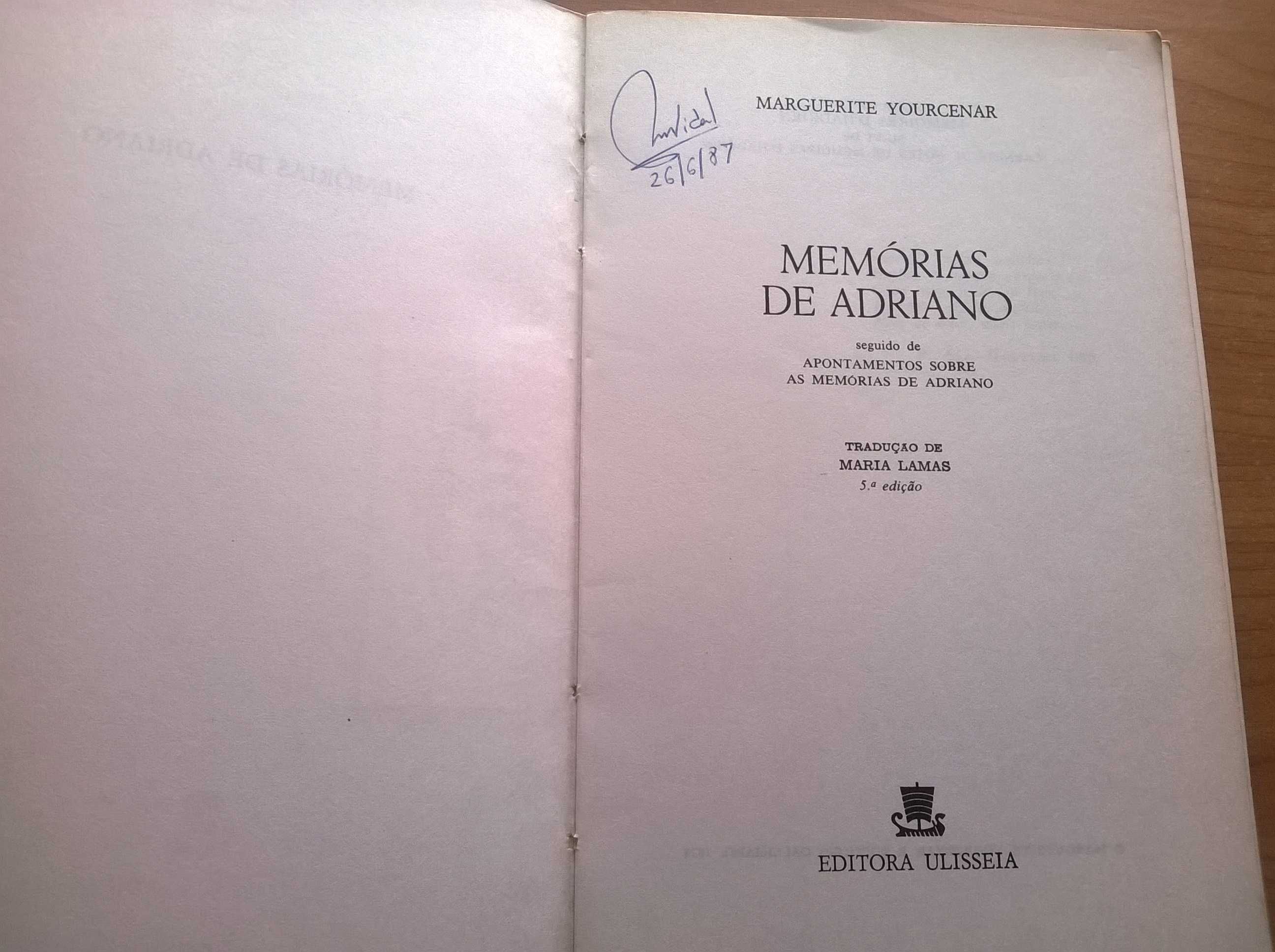 Memórias de Adriano - Marguerite Yourcenar
