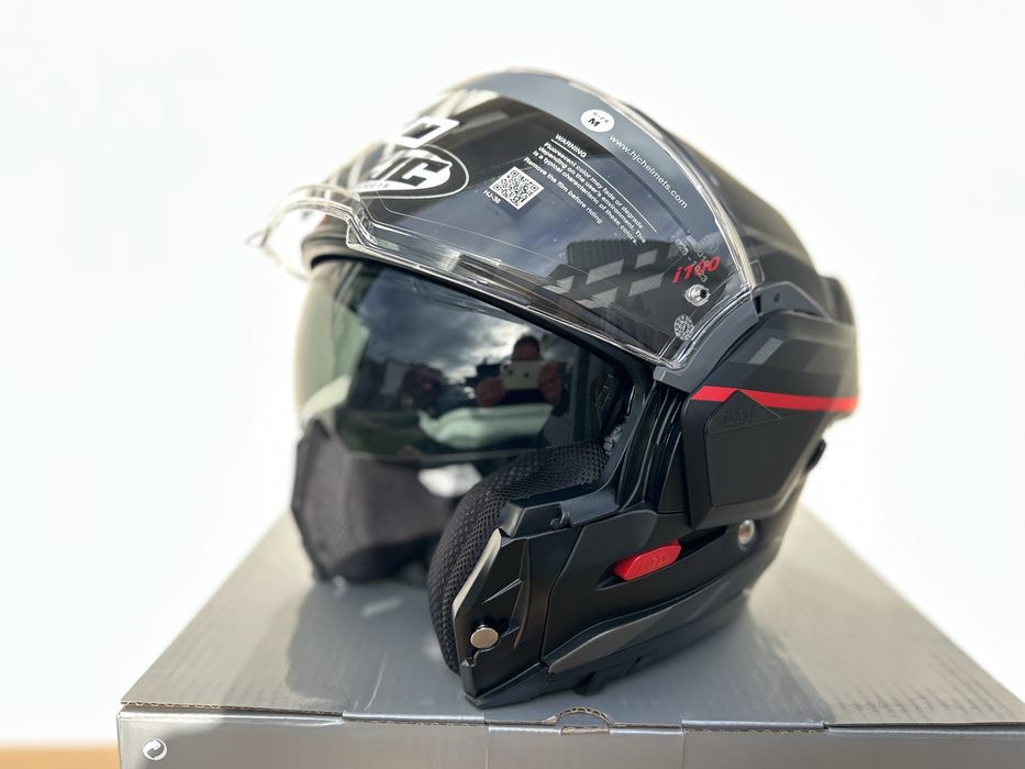 Kask motocyklowy modulowy szczekowy HJC i100 sysma rozmiar M, Pinlock!