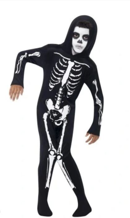 Strój kościotrupa na Halloween 10-12 lat