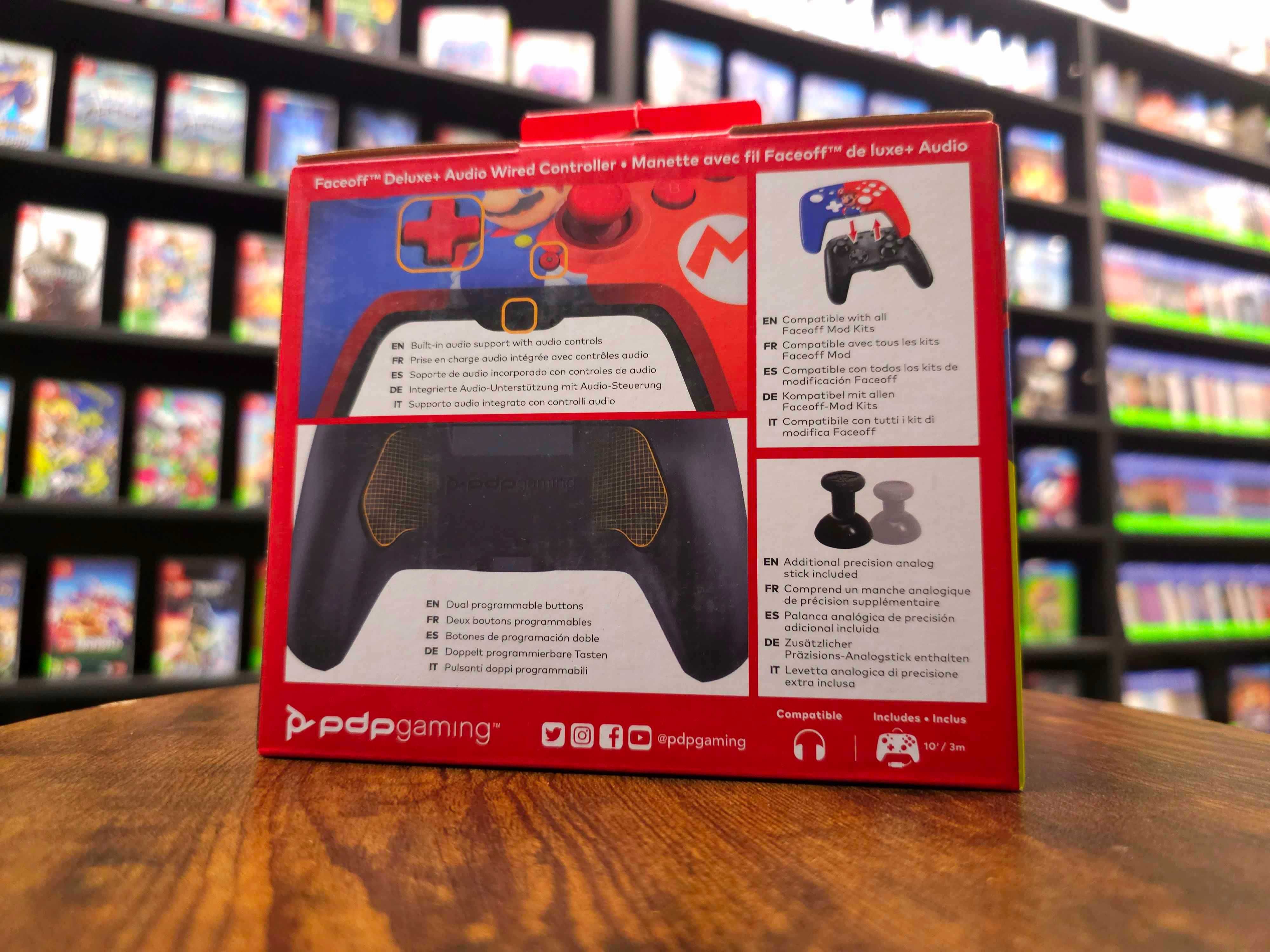Pad Nintendo Switch Faceoff Deluxe (Mario) - Będzie Granie Katowice