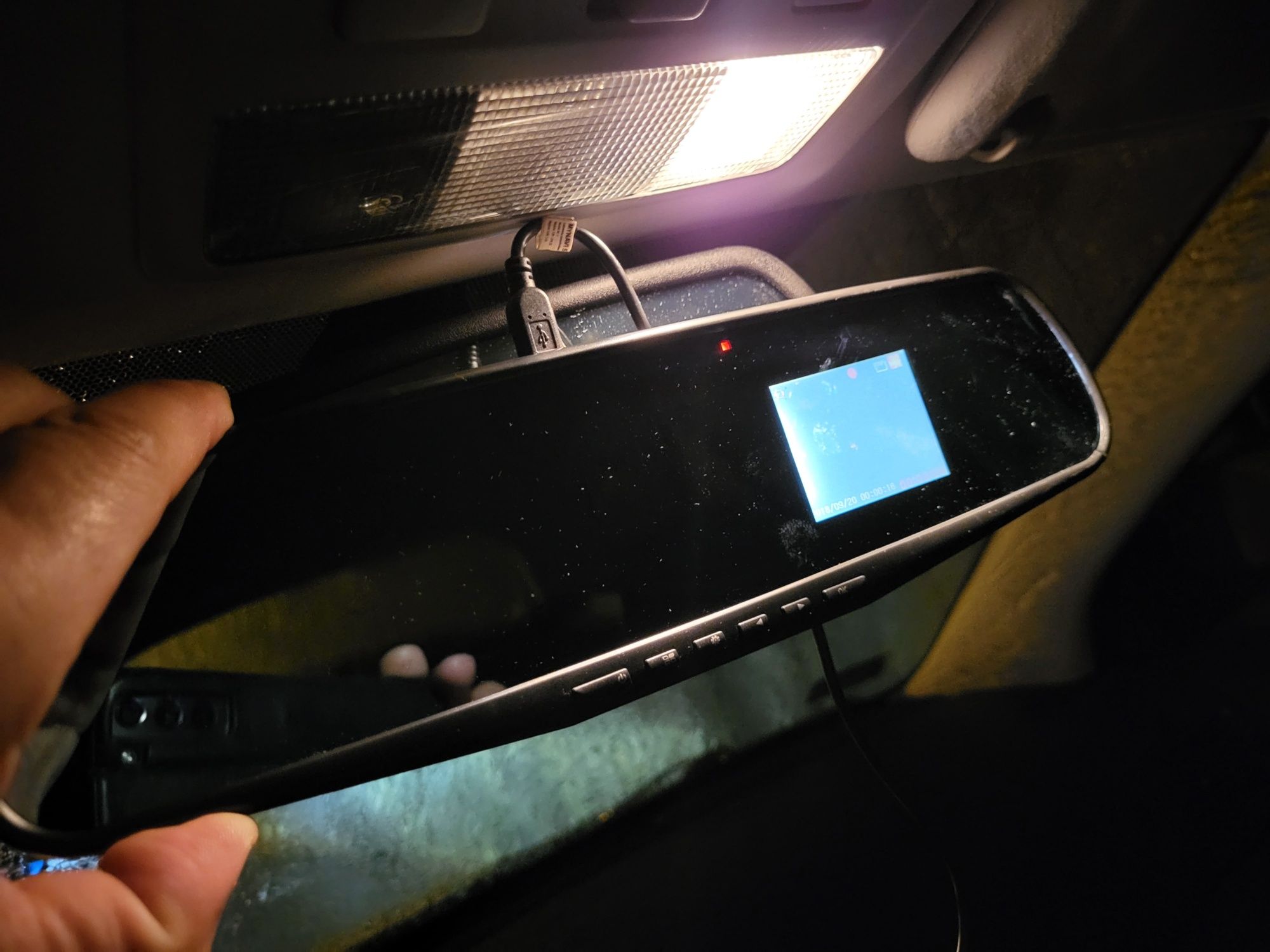 Nawigacja wideorejestrator kamera lusterko  wewnętrzne xdr103 extreme