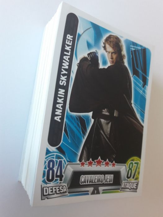Coleccao Completa das 100 cartas do Star Wars
