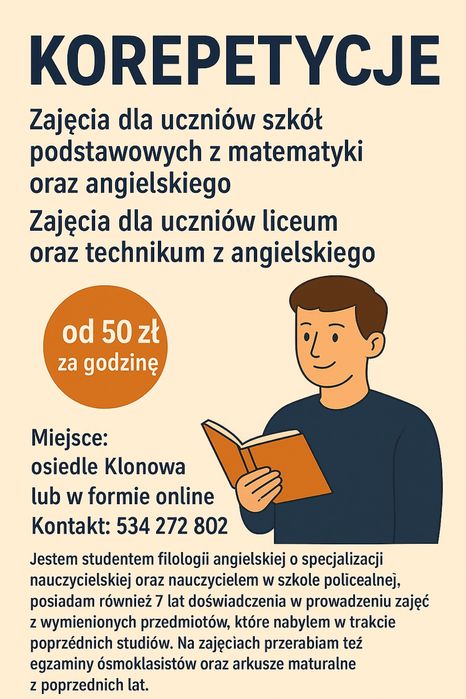 Korepetycje  Suwałki: Matematyka i Angielski