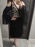 Czarna sukienka Lace & Beads