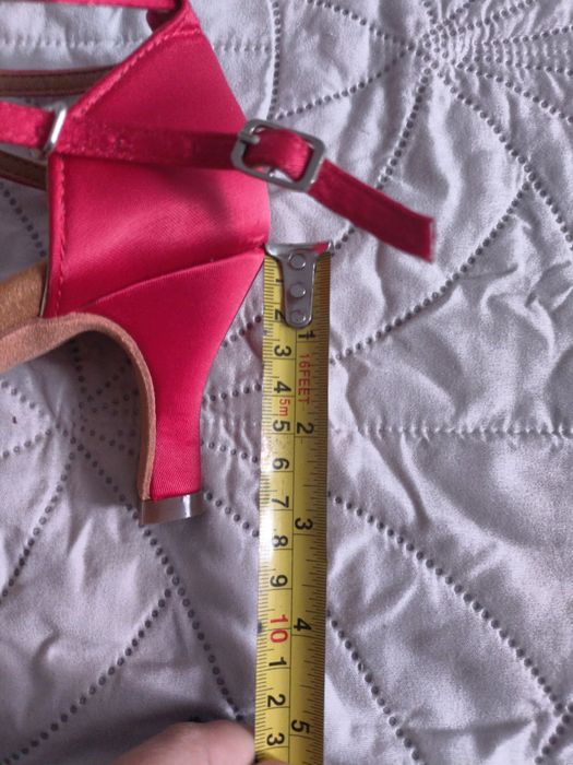 Buty na obcasie czerwone 37 do tańca i nie tylko