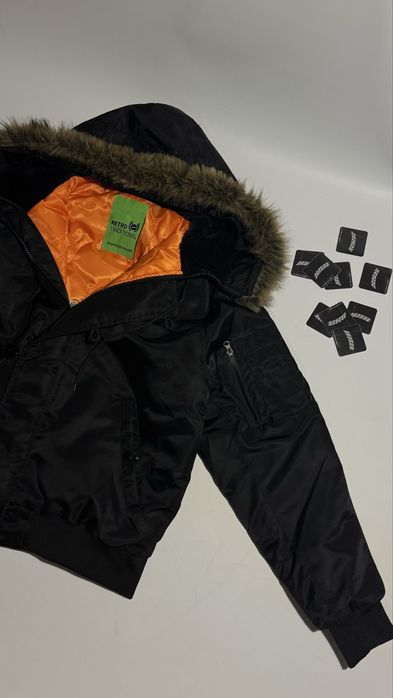 ma1 аляска куртка бомбер alaska утепленная со стемным мехом