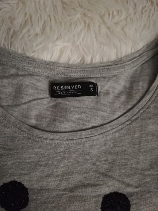 tshirt RESERVED s 36, koszulka RESERVED 36/38, tshirt RESERVED s/m