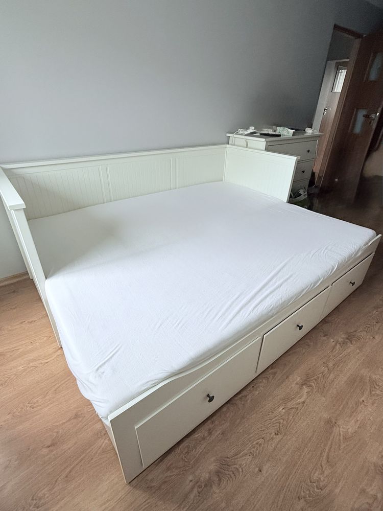 Łóżko leżanka Hemnes IKEA pojedyncze podwójne z szufladami