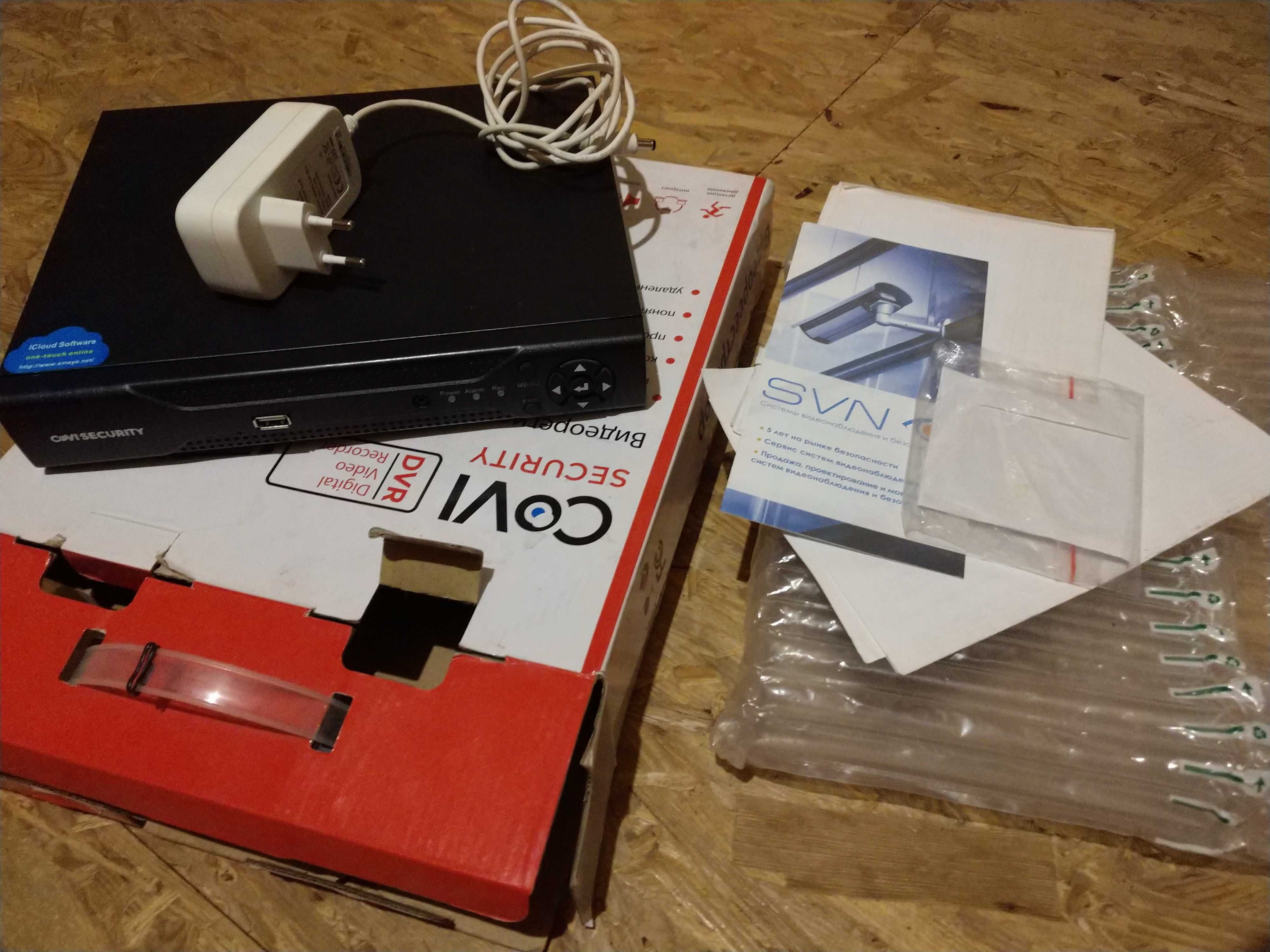 Регістратор гібридный CoVi xmeye ADR-4300HDN для AHD + IP камери + HDD