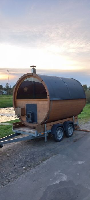 Sauna mobilna wynajem na 8 osób 350zł Skoczów,Brenna,Ustroń, Wisła,