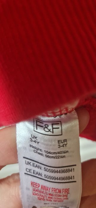 Świąteczna bluza roz. 104