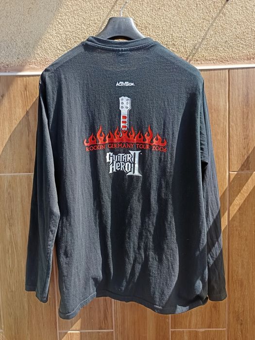 Longsleeve Koszulka Guitar Hero II Activision size L Vintage PS2 Retro