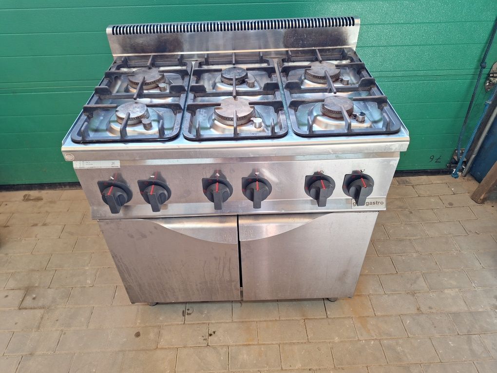 Kuchnia gazowa 6 palników 28,5 kw
