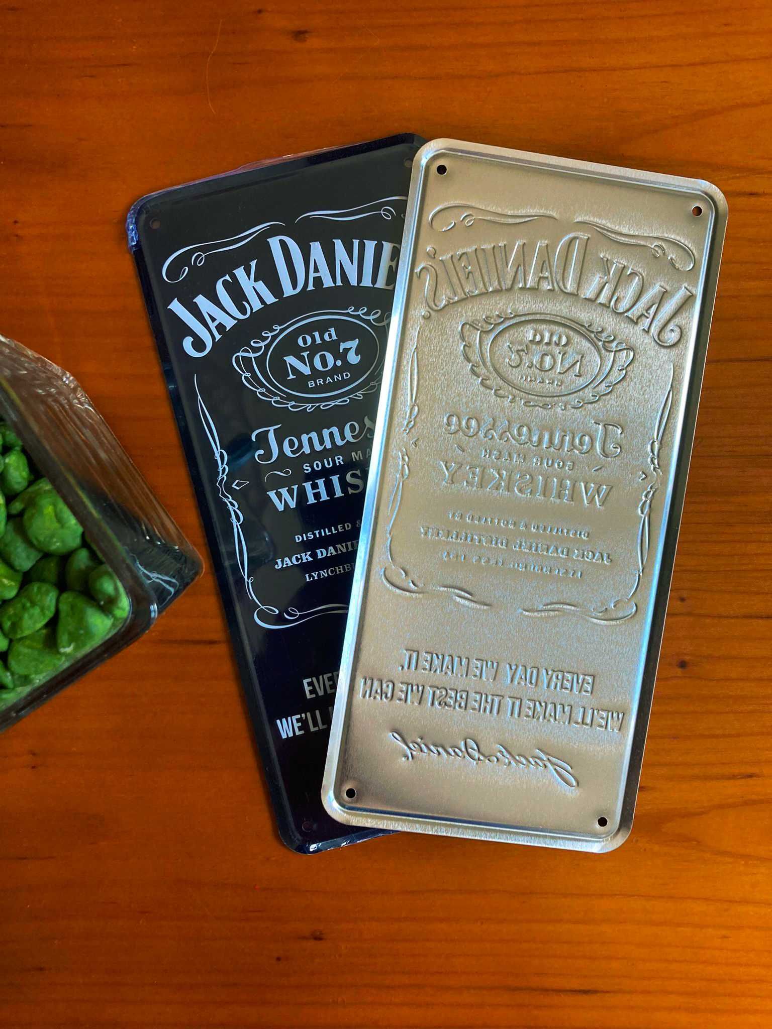 Placa Decorativa Vintage Jack Daniel's, Arte para Bar