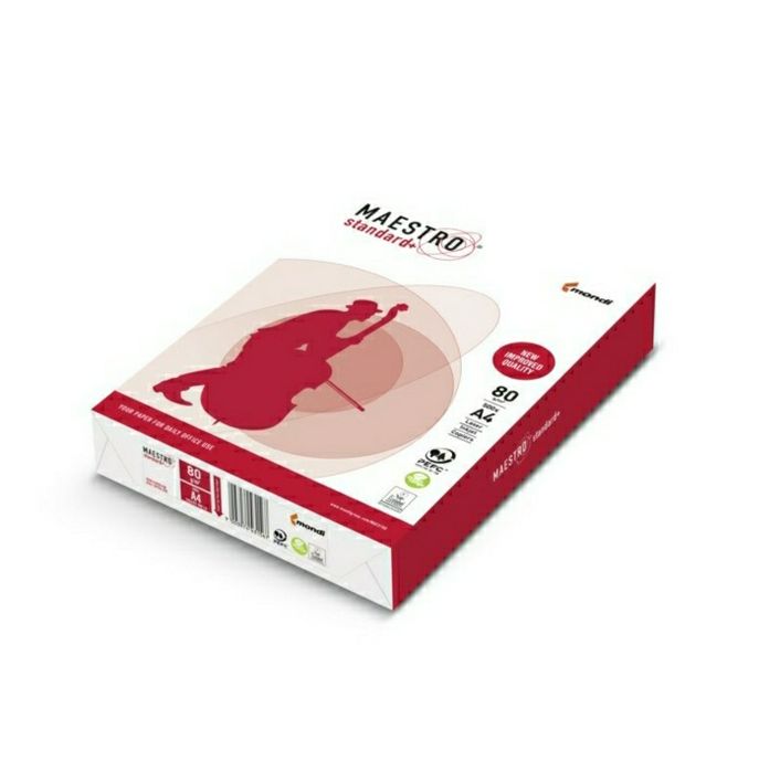 Бумага Maestro A4  80 г/м², класс В+ 500 л, белый