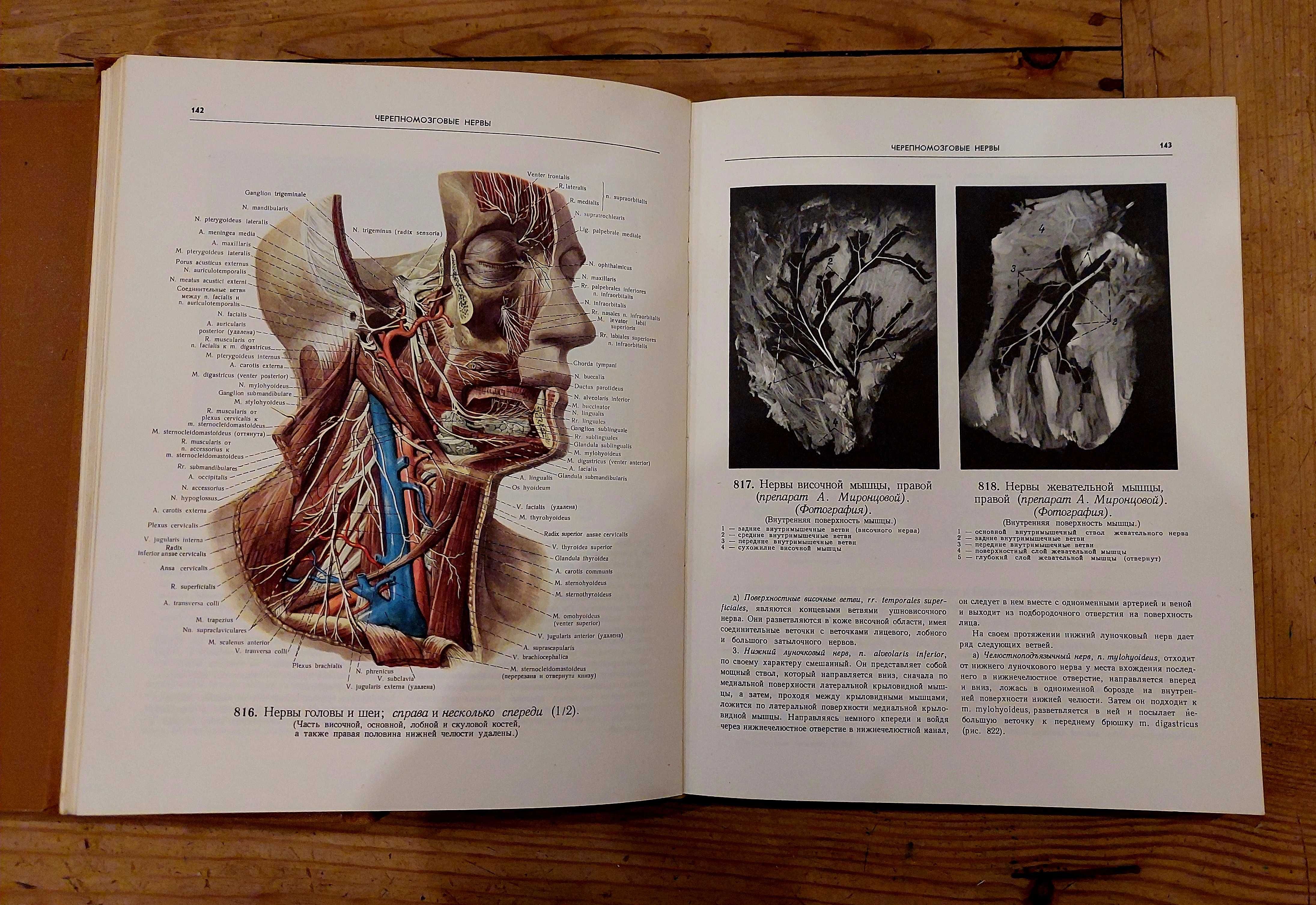 Atlas anatomii człowieka (trzy tomy), R.D. Sinielnikow