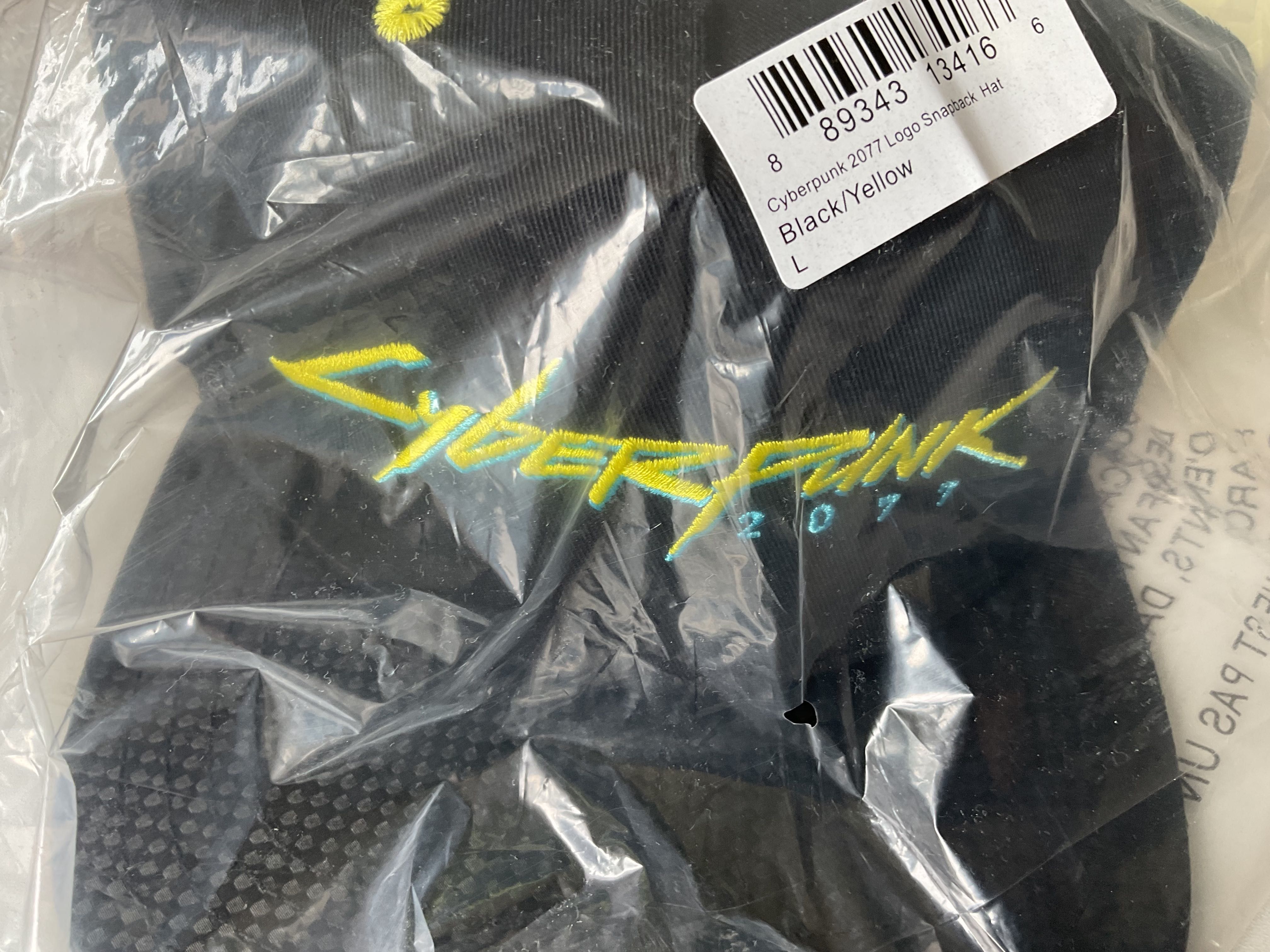 Czapka z daszkiem Bejsbolówka JINX J!NX Cyberpunk 2077 - NOWA -p40