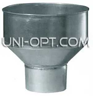 Дифлектор (волпер)дымохода из оцинковки Ø100-300мм