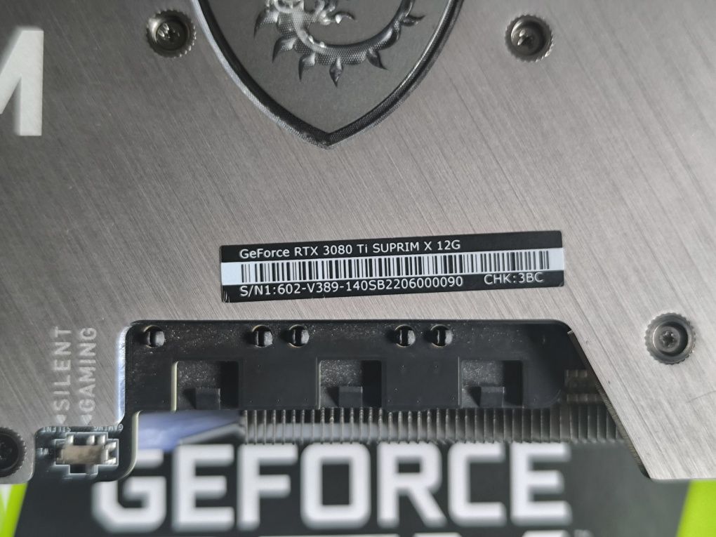 RTX 3080 Ti SUPRIM X 12G (LHR)