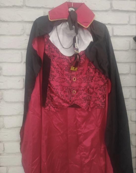 Kostium strój męski rozmiar S  Drakula halloween Karnawal