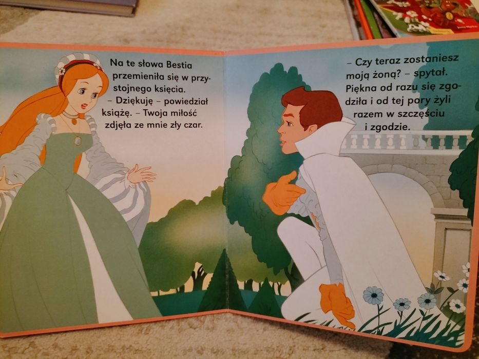 Książeczka pt "Piękna i bestia"