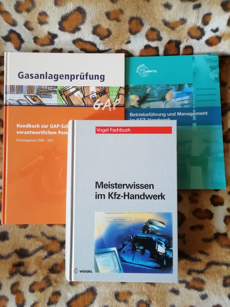 Книги на немецком Автодело, Газоборудование, Автоменеджмент